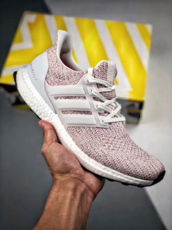 Adidas Ultra Boost 4.0 White-Scarlet(98% Authentic quality)